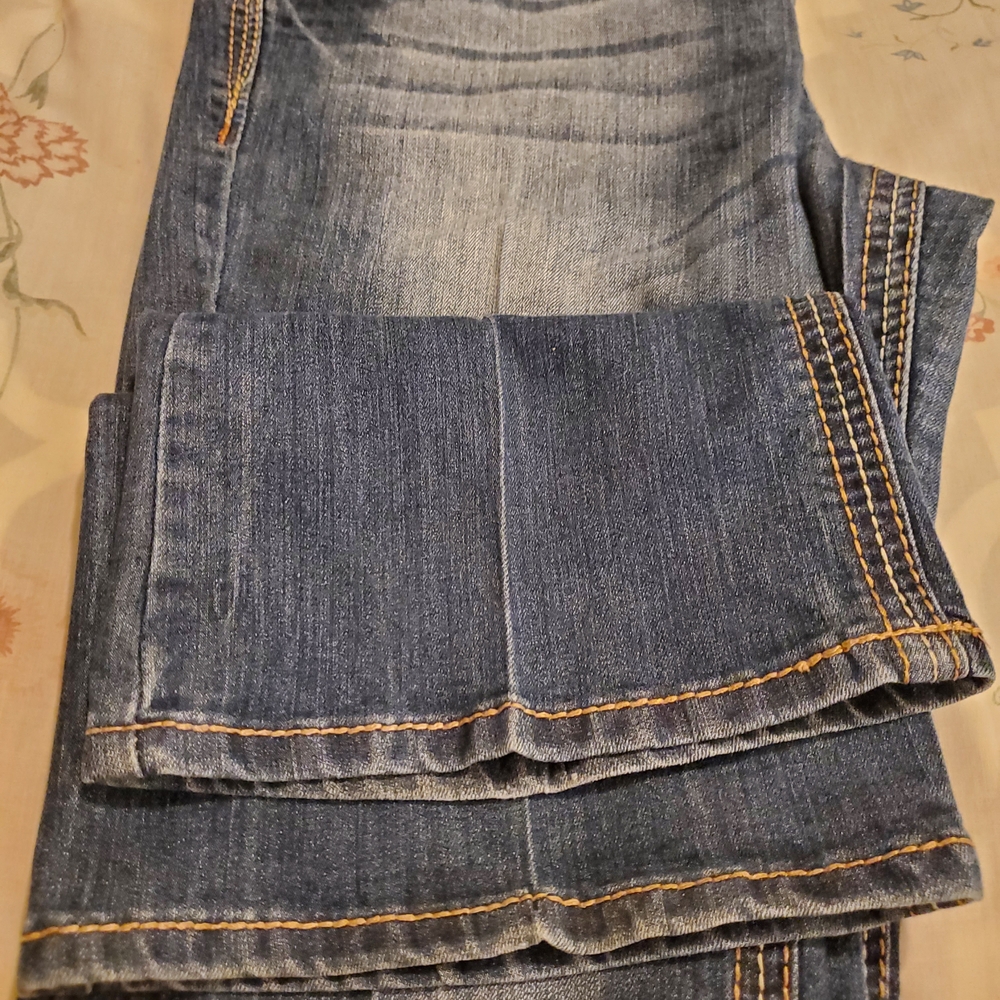 Premium Vanity Collection Women's Boot Cut Jeans - Classic Blue - Picture 5 of 8